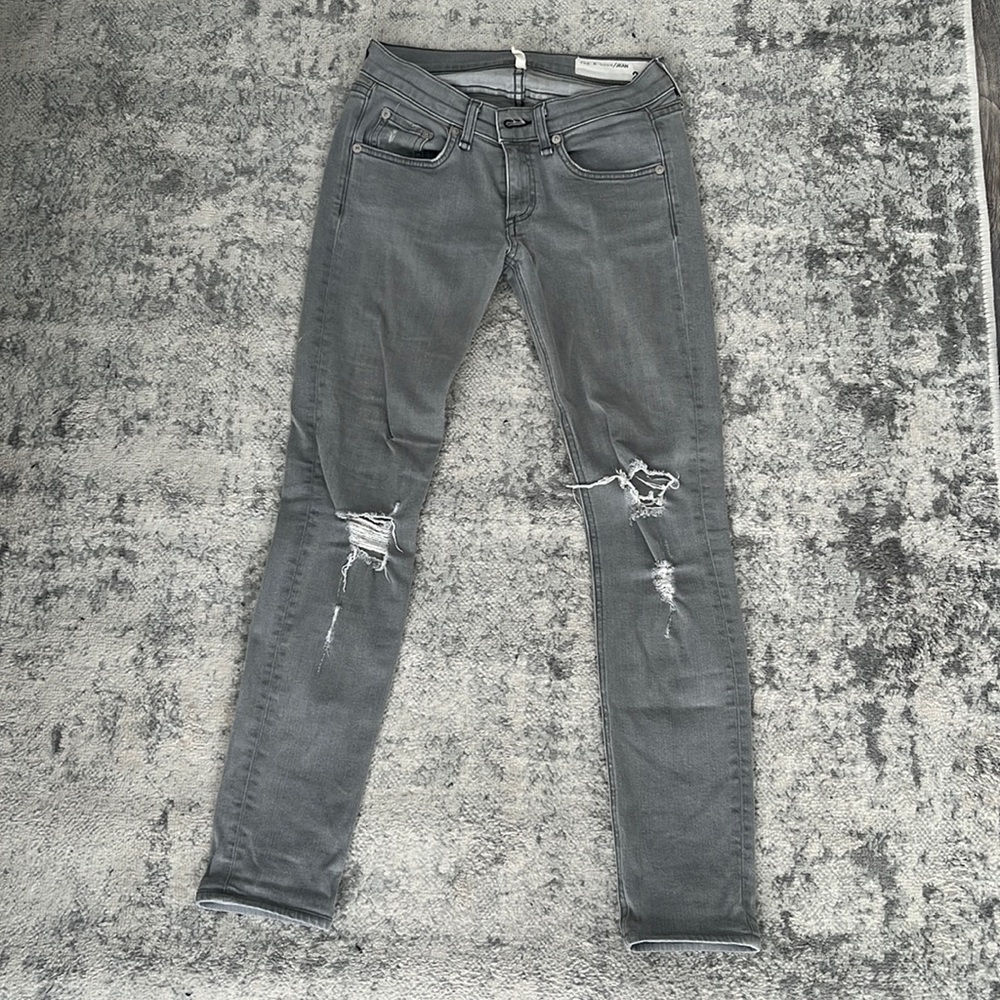Rag & Bone Grey Skinny Jeans